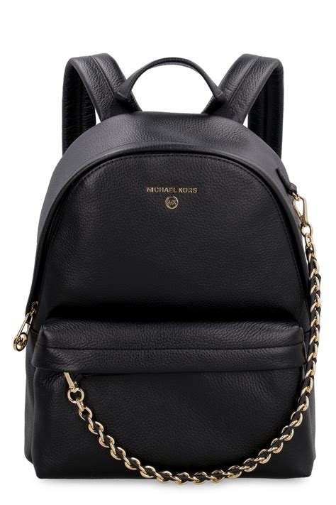 michael kors slater small backpack|michael kors large leather backpack.